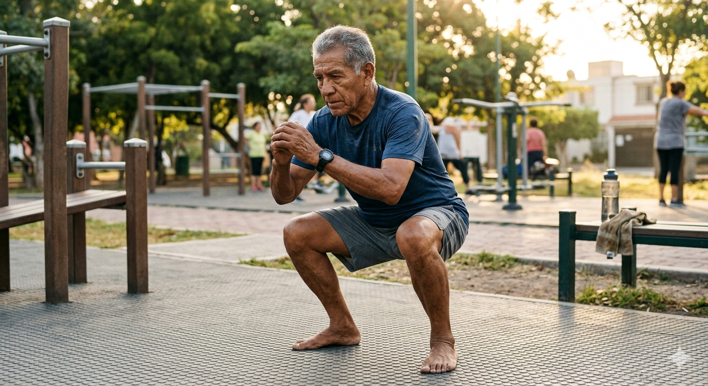 ¿Sabías que una simple sentadilla dice cómo estará tu salud en 10 años?